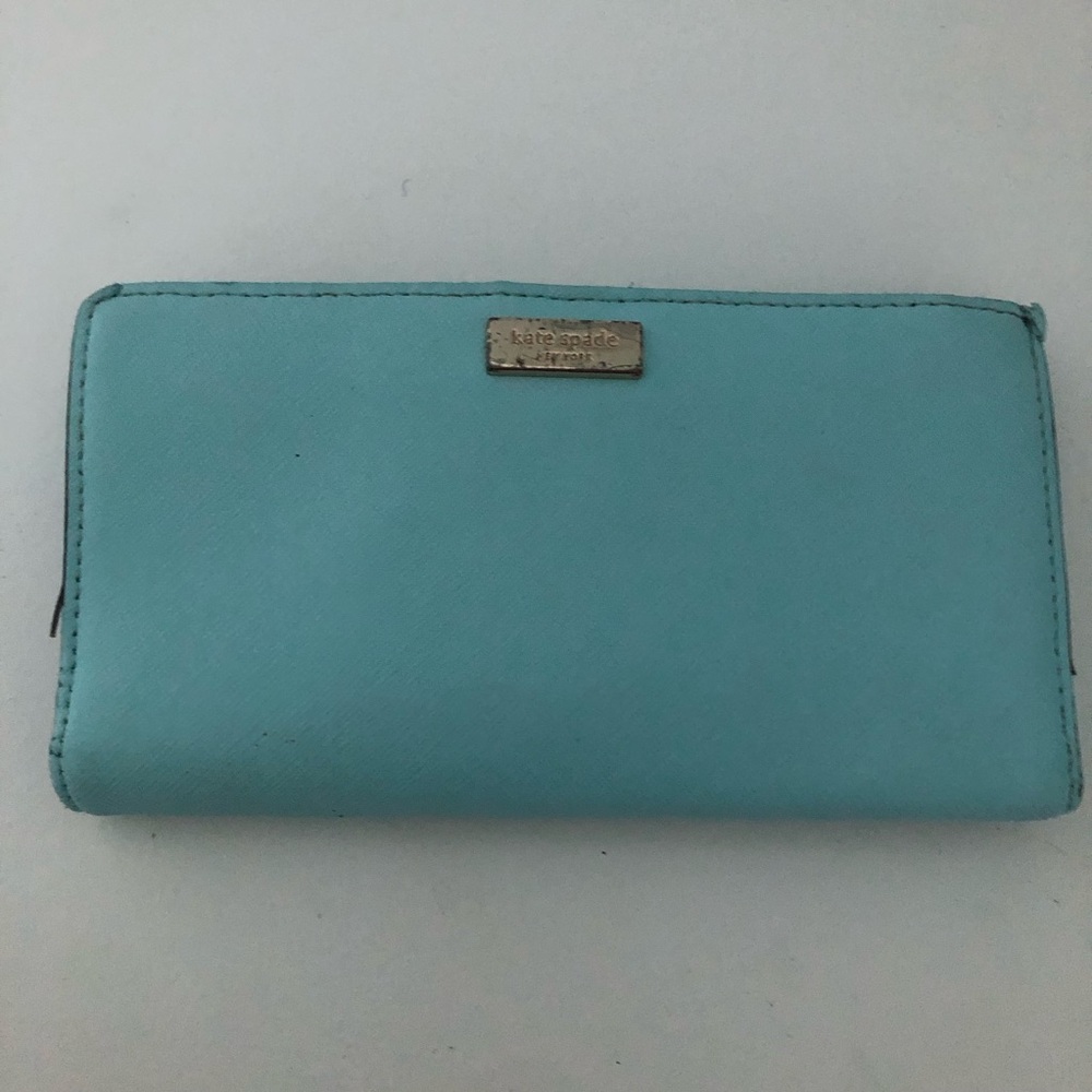 Kate Spade ♠️ Aqua BiFold Wallet